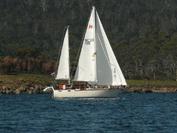 Photo of Club boat Minerva in Norfolk Bay.